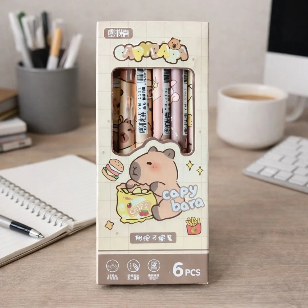 Capybara Themed Pen Set